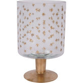 Laura Ashley Stars Glass Hurricanes